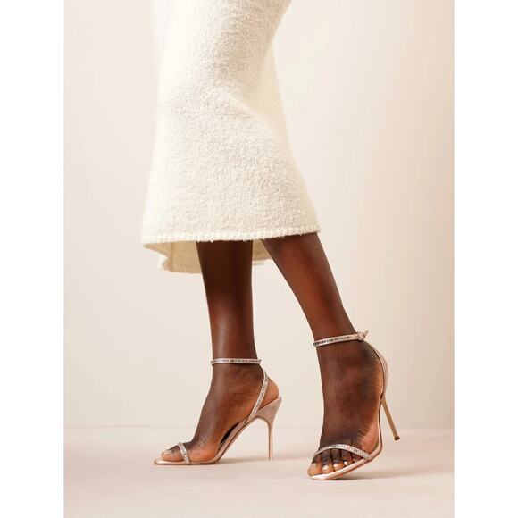 Manolo Blahnik Pink Heels with Silver Accents - Picture 2 of 16